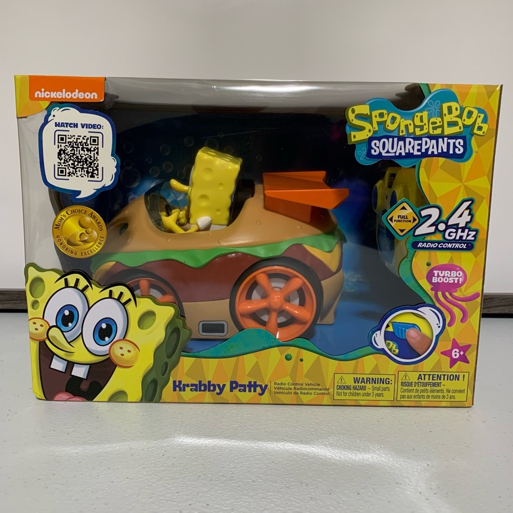 Nickelodeon Spongebob SquarePants Remote Control Car-NIB